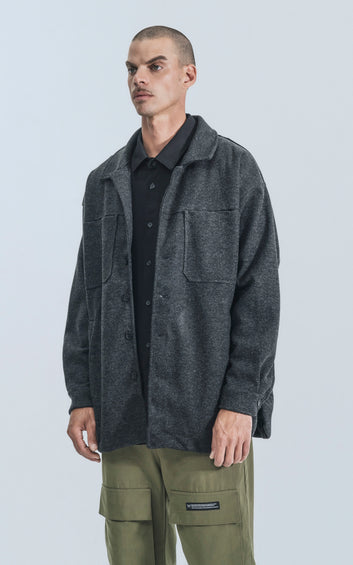 CHAQUETA DE PAÑO ROGEL [ NEGRO ]