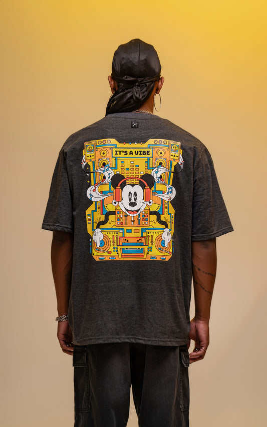 REMERA DISNEY GROOVEMASTER [ MELANGE OSC. ]