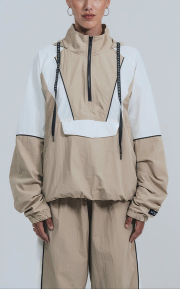 ANORAK ATOMIC [ BLANCO - BEIGE ]