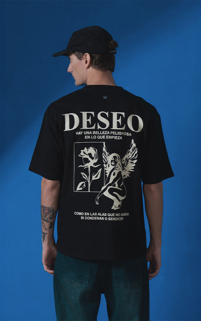 Remera Deseo [ Negro ]