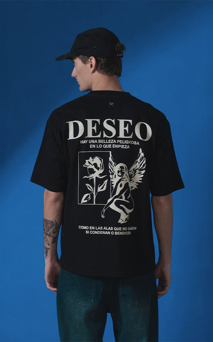 Remera Deseo [ Negro ]