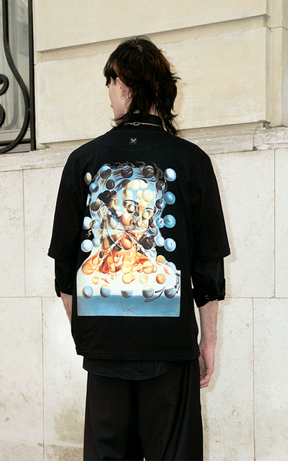 Remera Salvador Dalí [ Negro ]