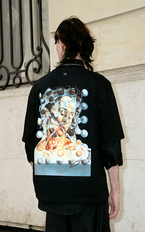 Remera Salvador Dalí [ Negro ]