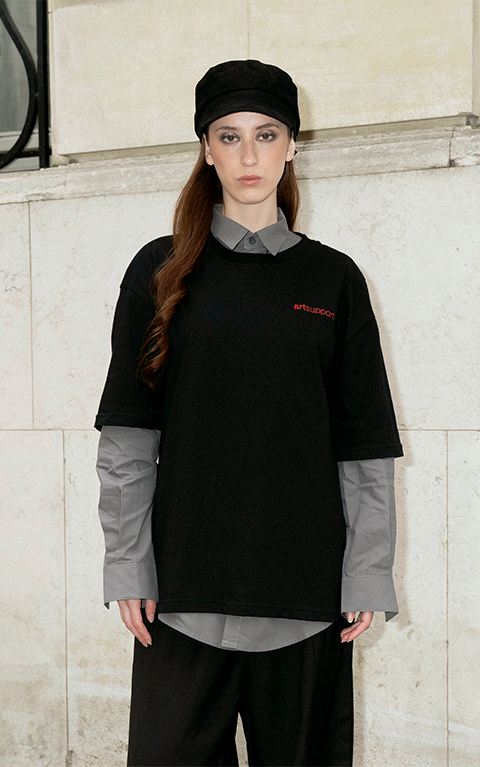 Remera Andy Warhol [ Negro ]