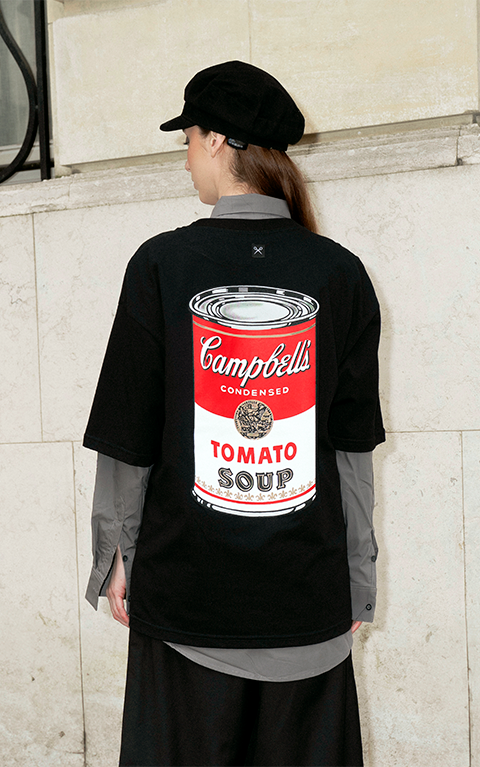 Remera Andy Warhol [ Negro ]