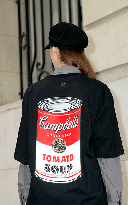 Remera Andy Warhol [ Negro ]