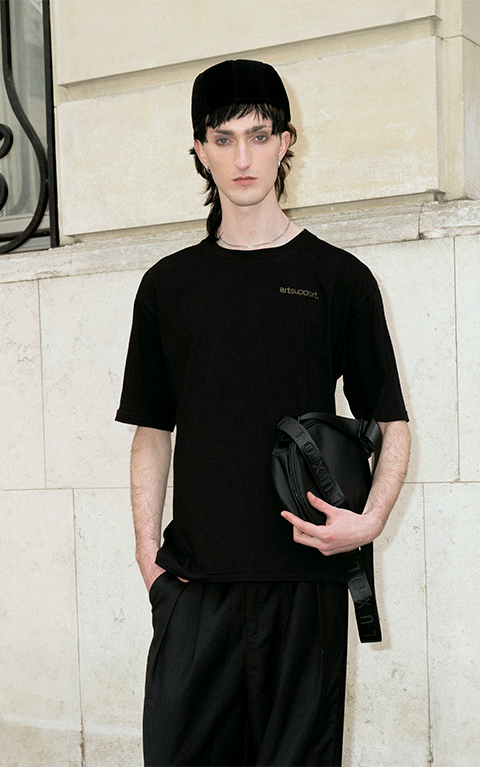 Remera Leonardo Da Vinci [ Negro ]