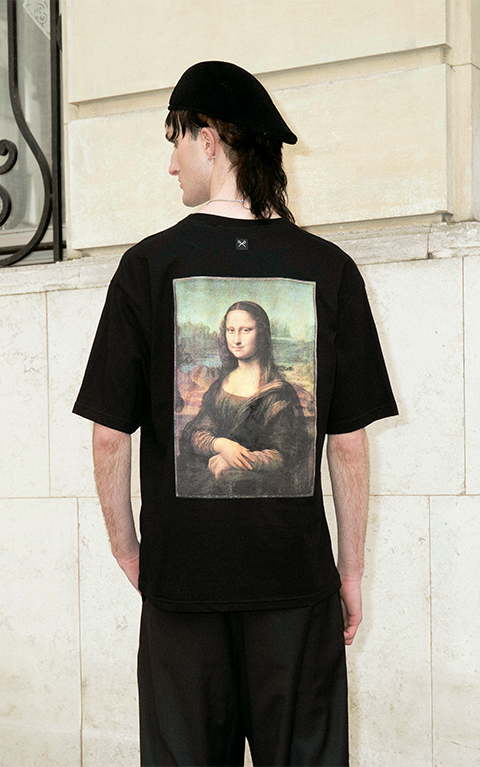 Remera Leonardo Da Vinci [ Negro ]