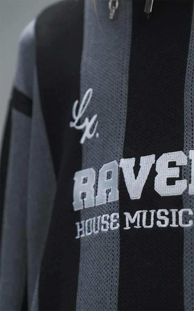 Sweater Ravers Sport 01 [ Negro / Gris ]