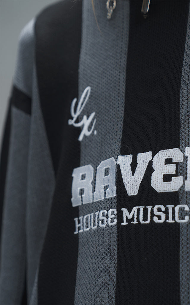 Sweater Ravers Sport 01 [ Negro / Gris ]