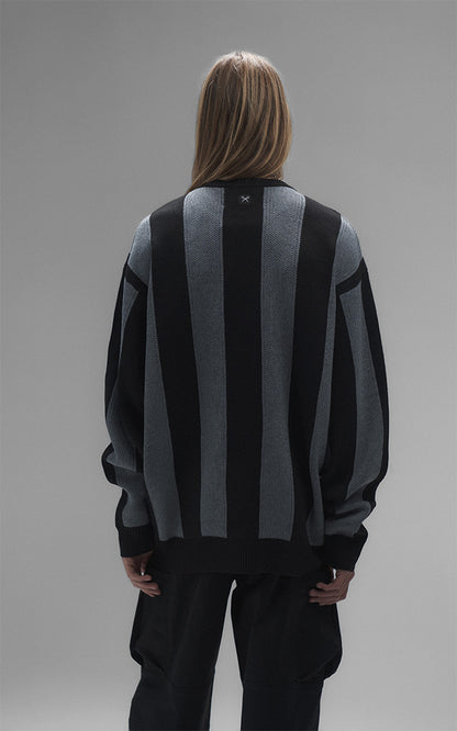 Sweater Ravers Sport 01 [ Negro / Gris ]