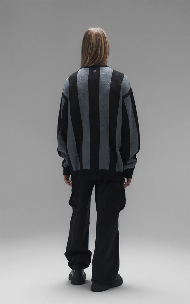 Sweater Ravers Sport 01 [ Negro / Gris ]