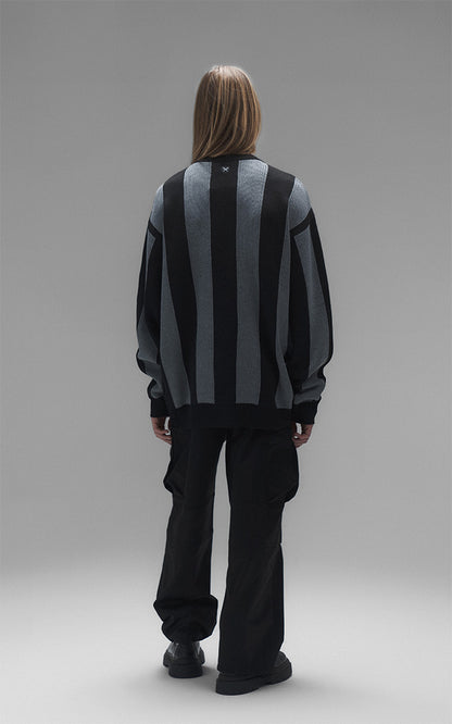 Sweater Ravers Sport 01 [ Negro / Gris ]