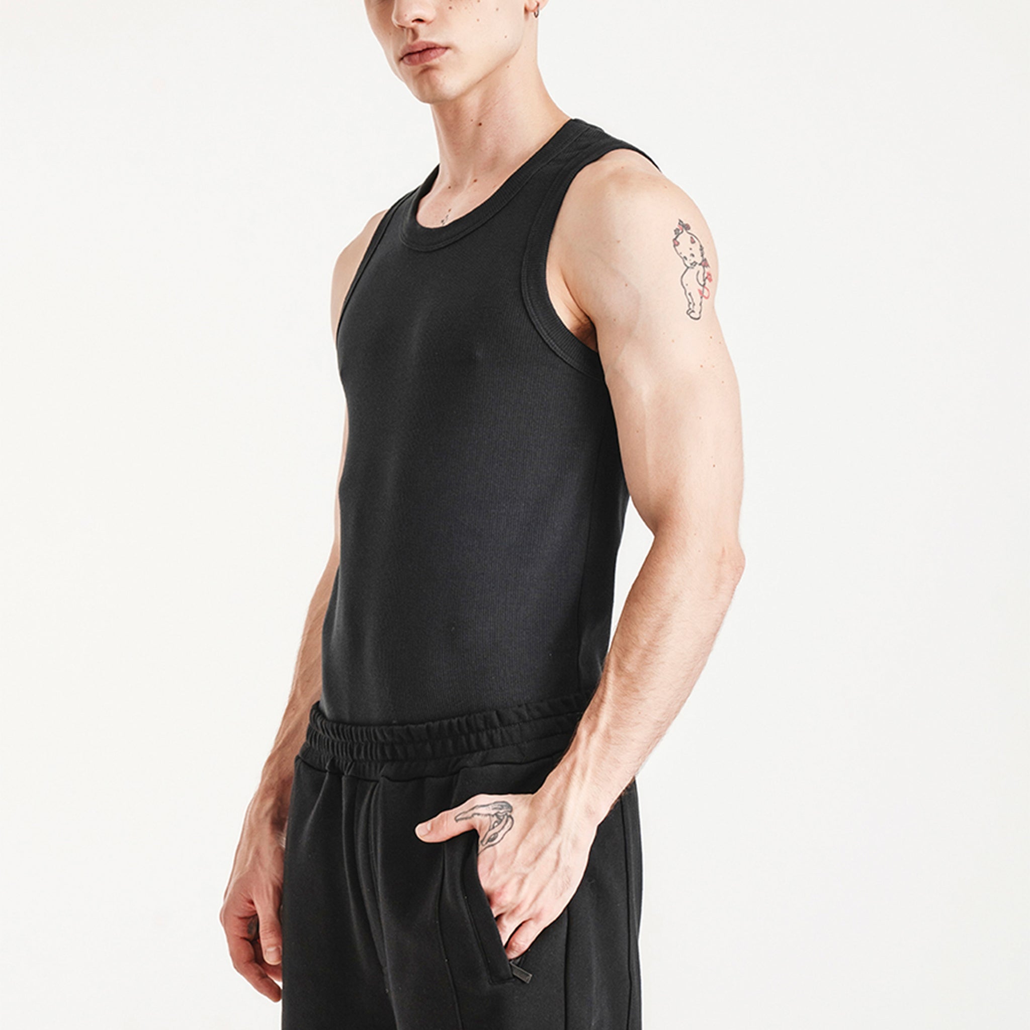 MUSCULOSA EASY [ NEGRO ]