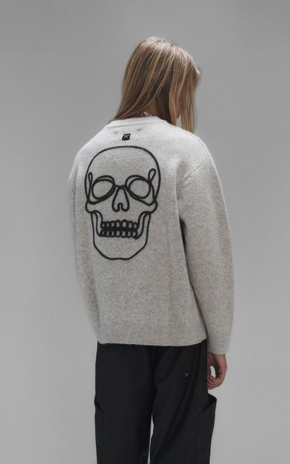 Sweater Skull [ Beige ]