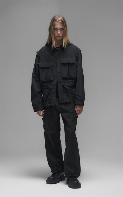 Campera Grid [ Negro ]