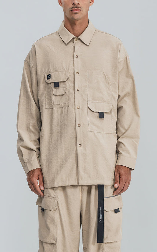 CAMISA ML UNITY [BEIGE]