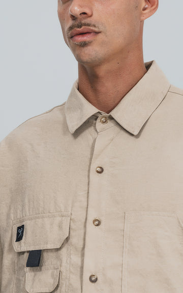 CAMISA ML UNITY [BEIGE]
