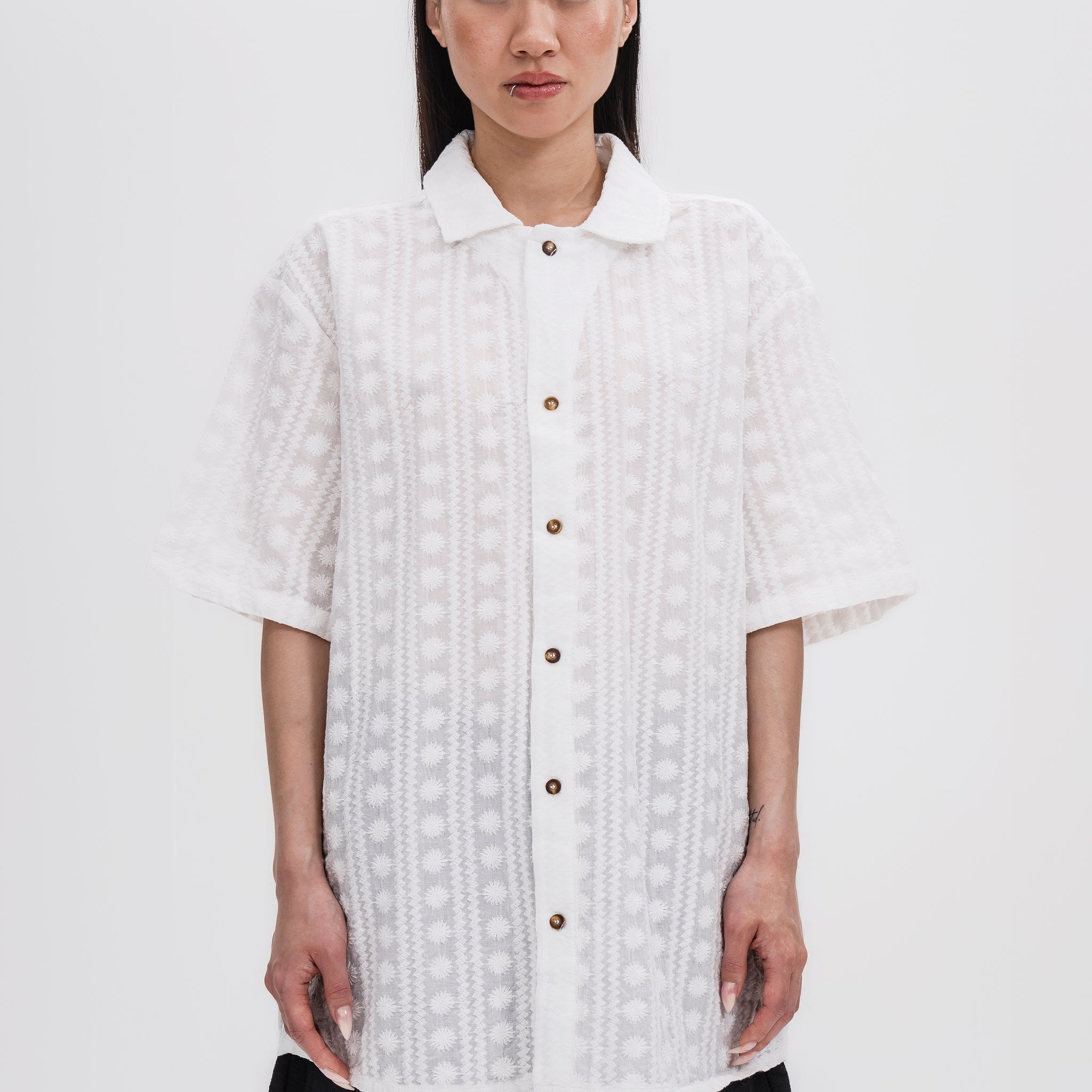 CAMISA MC WONDER ZODIACO [OFF WHITE]