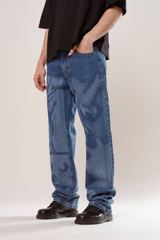 PANTALON WIDE LEG TOTO SANCHEZ [ LASER ]