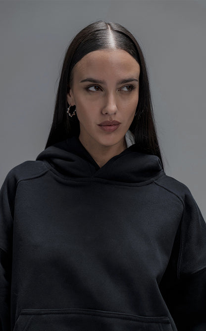 Hoodie Fusion [ Negro ]