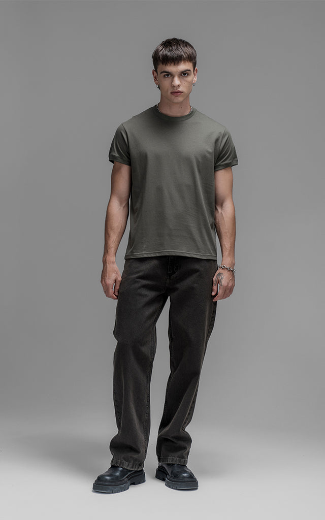 Remera Slim Fit [ Militar ]