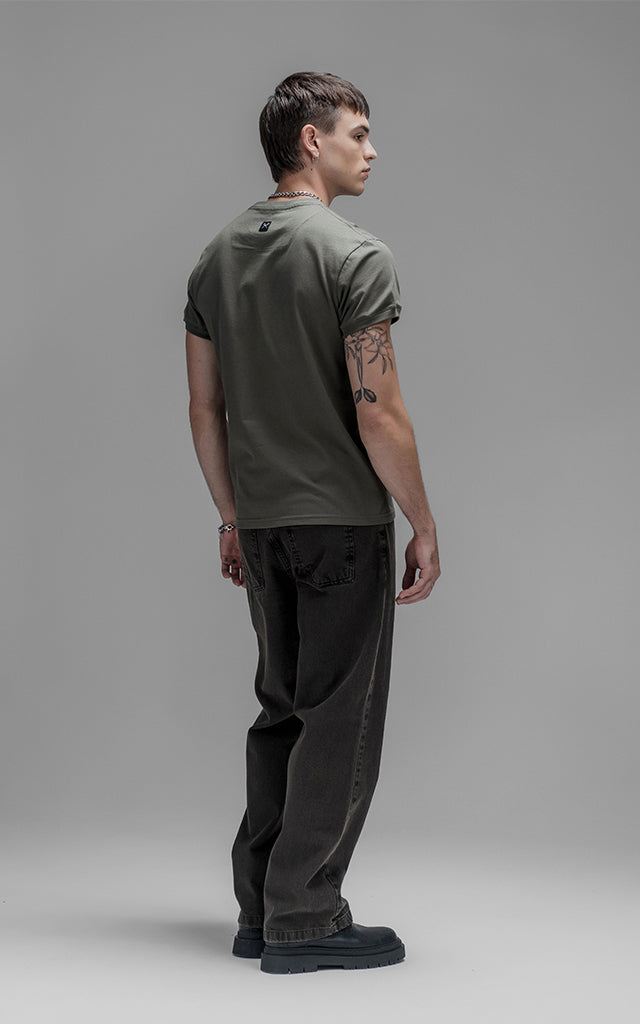 Remera Slim Fit [ Militar ]