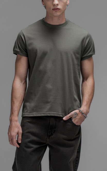 Remera Slim Fit [ Militar ]
