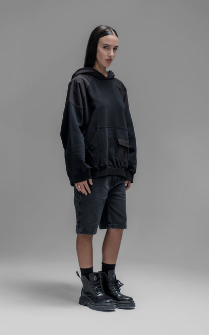 Hoodie Distopic [ Negro ]