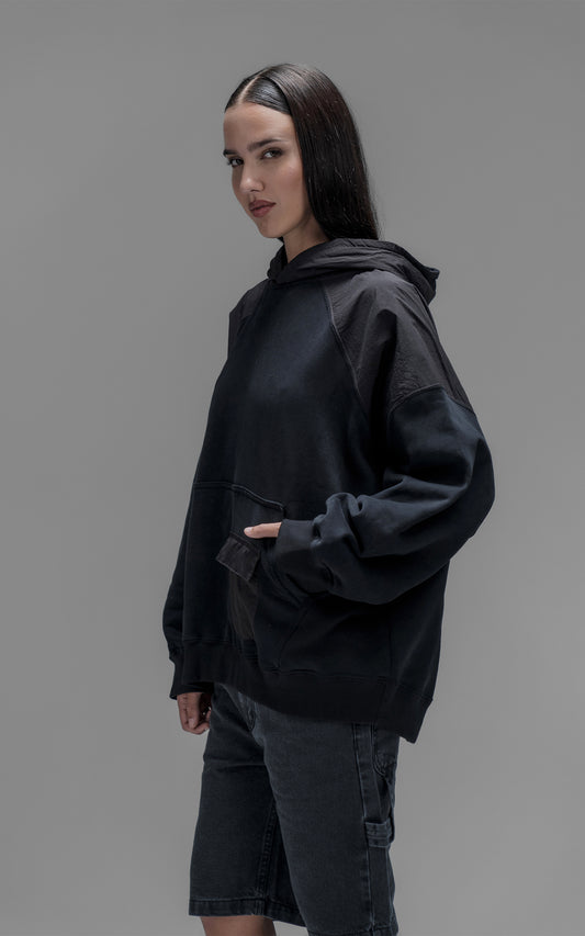 Hoodie Distopic [ Negro ]
