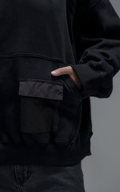 Hoodie Distopic [ Negro ]
