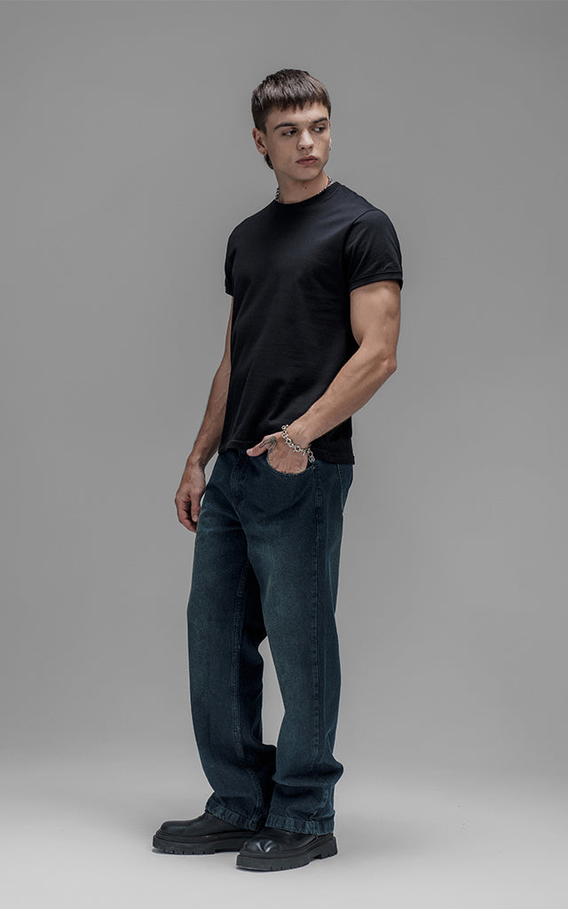 Remera Slim Fit [ Negro ]