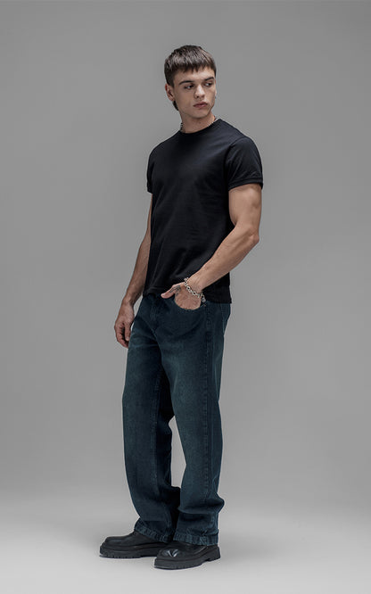 Remera Slim Fit [ Negro ]