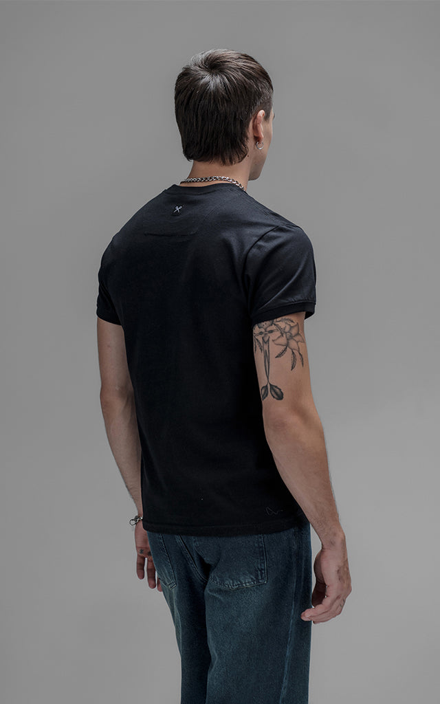 Remera Slim Fit [ Negro ]
