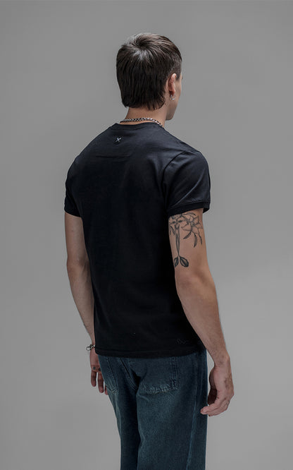 Remera Slim Fit [ Negro ]