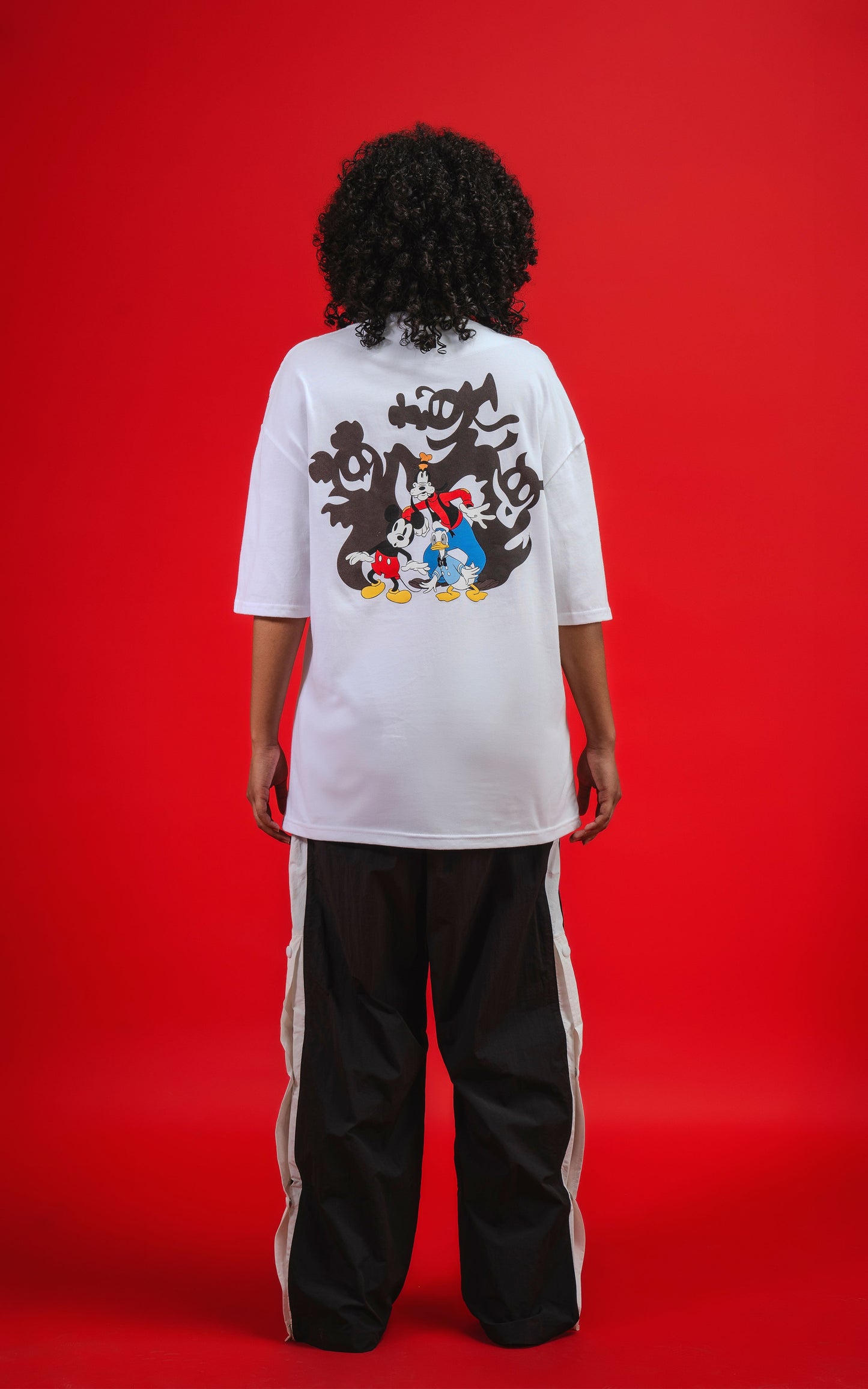 Remera Disney Shadow [ Blanco ]
