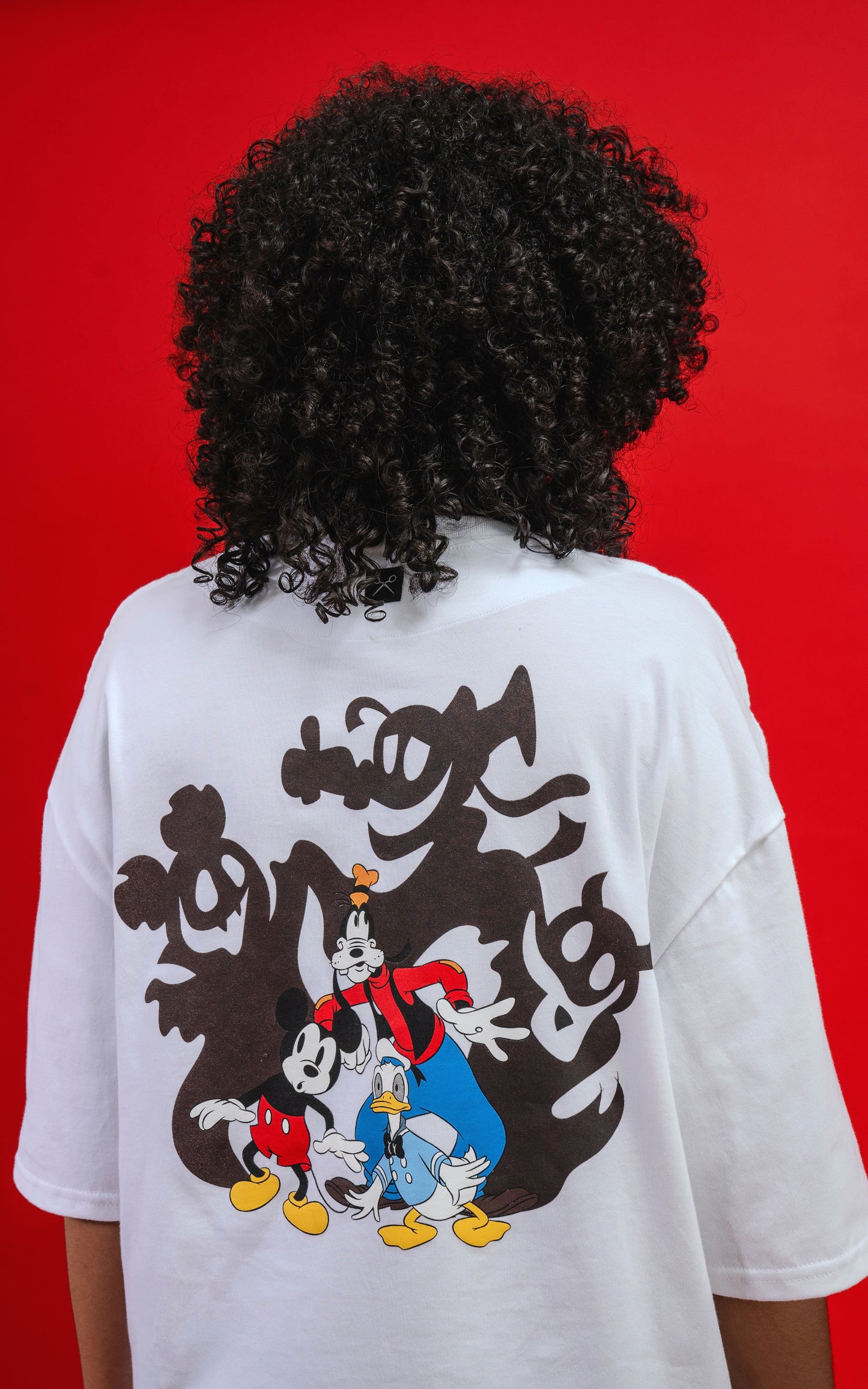 Remera Disney Shadow [ Blanco ]
