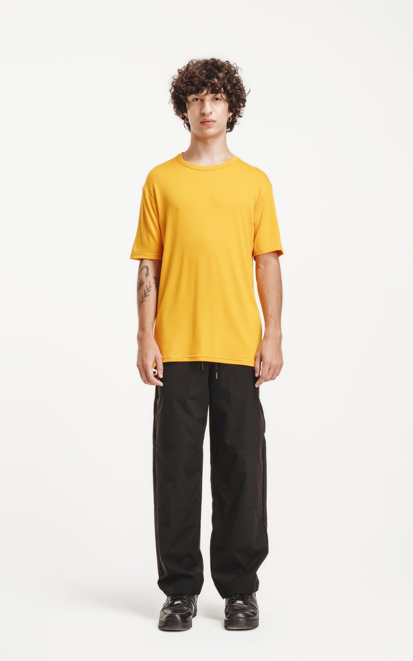 Remera Crep Regular [ Azafran ]