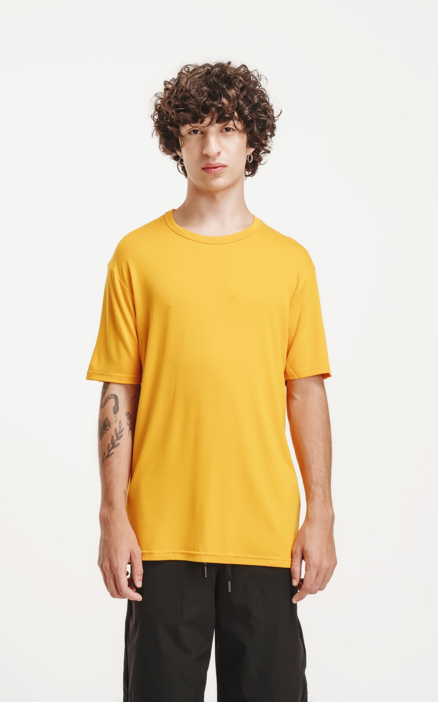 Remera Crep Regular [ Azafran ]