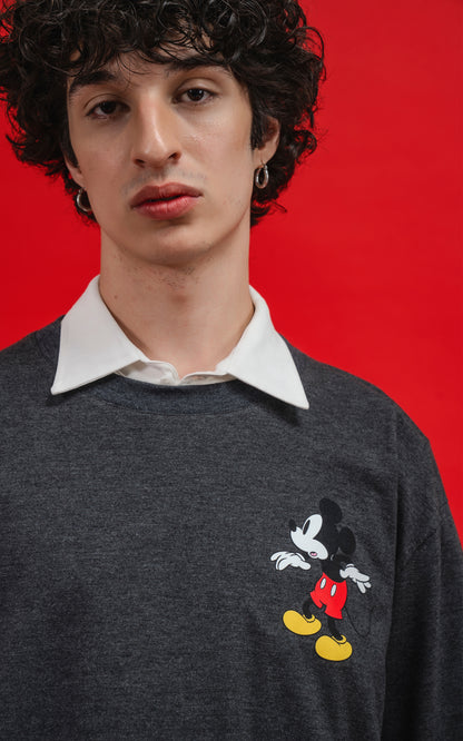 Remera Disney Shadow [ Melange Oscuro ]