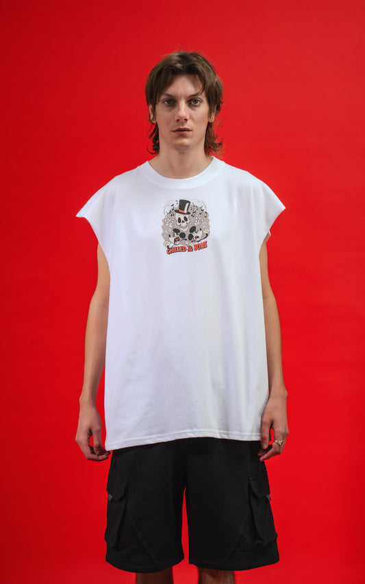 SUDADERA DISNEY BACK TO SKULL [ BLANCO ]