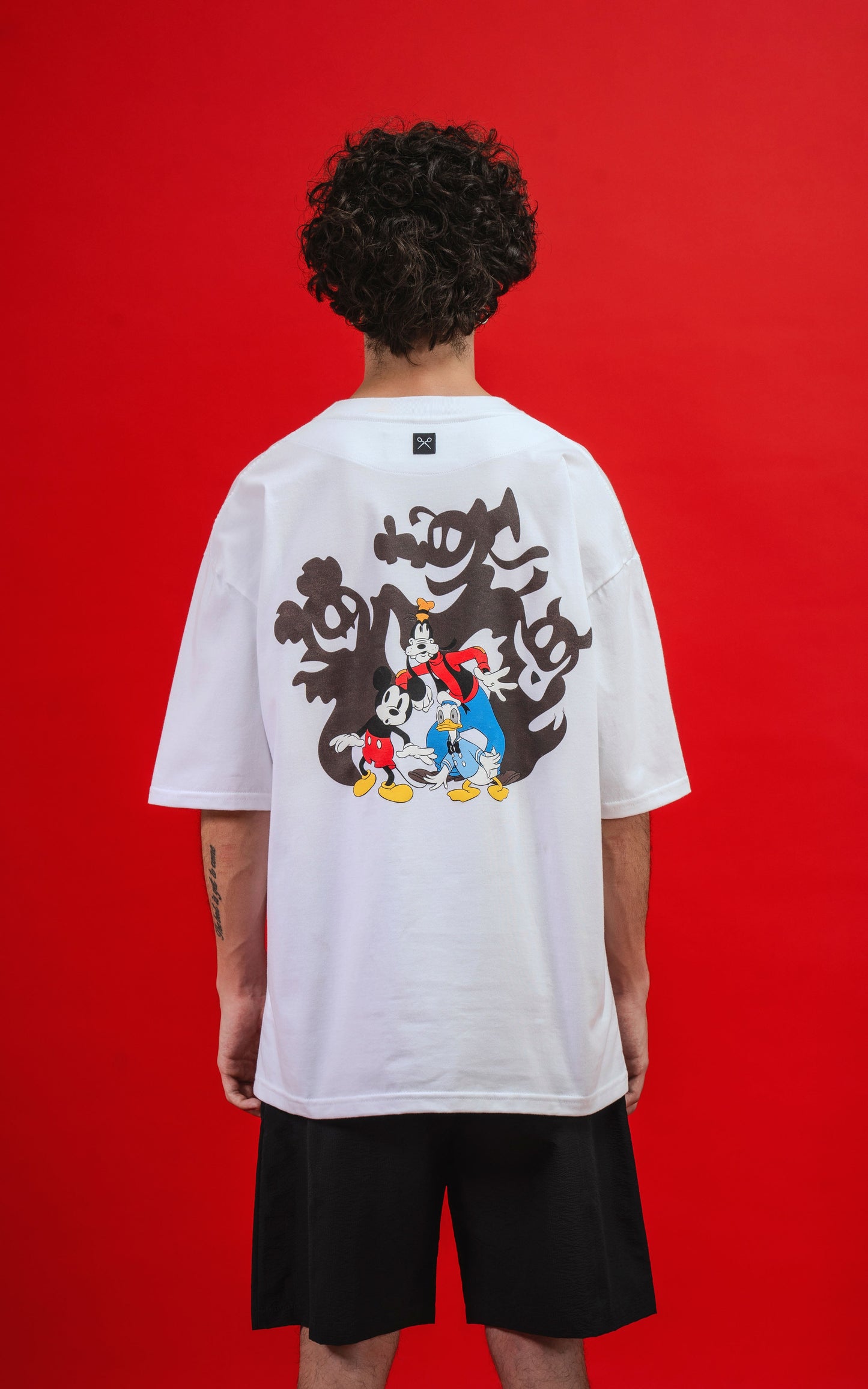 Remera Disney Shadow [ Blanco ]