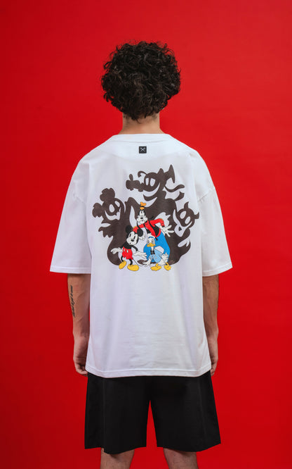 Remera Disney Shadow [ Blanco ]