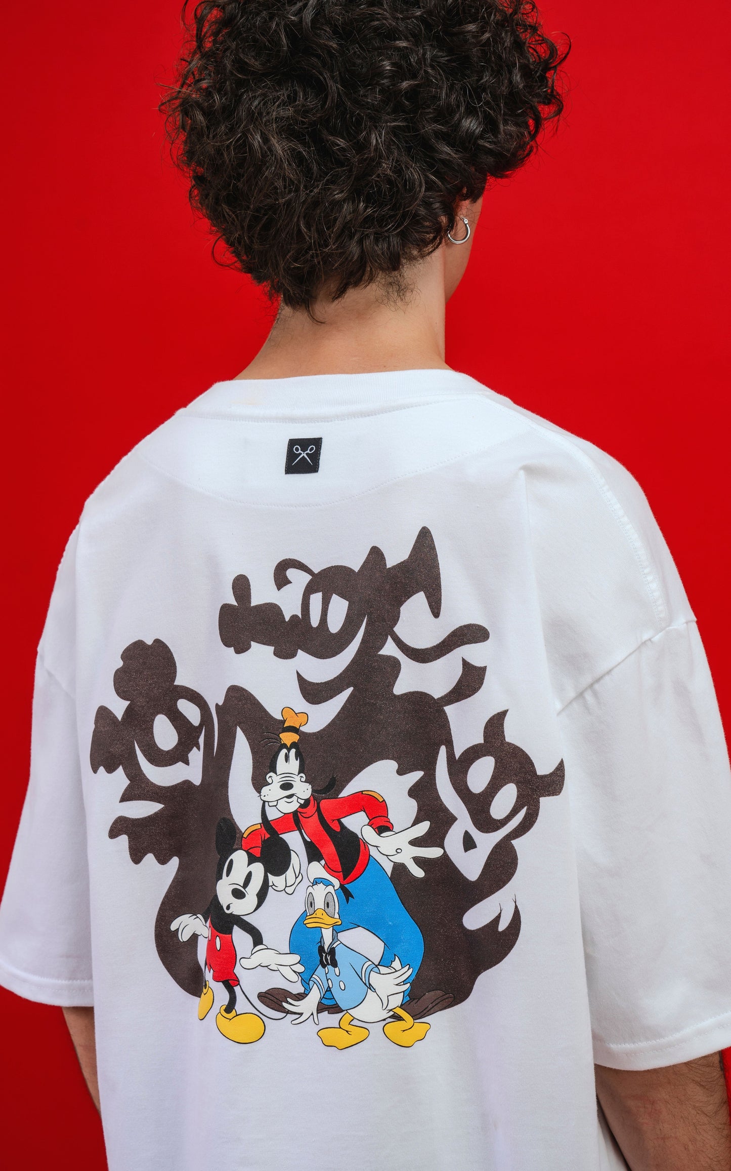 Remera Disney Shadow [ Blanco ]