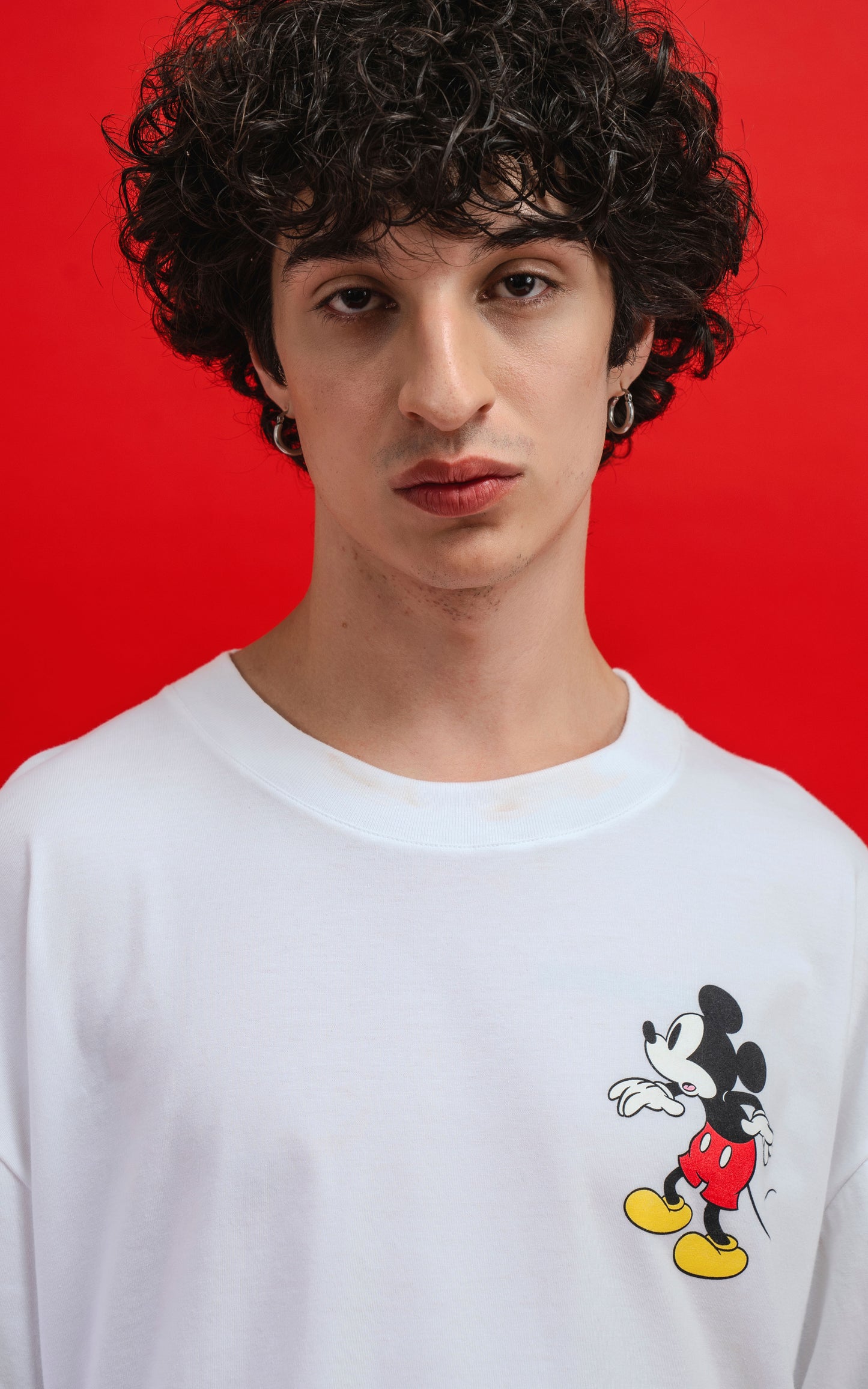 Remera Disney Shadow [ Blanco ]