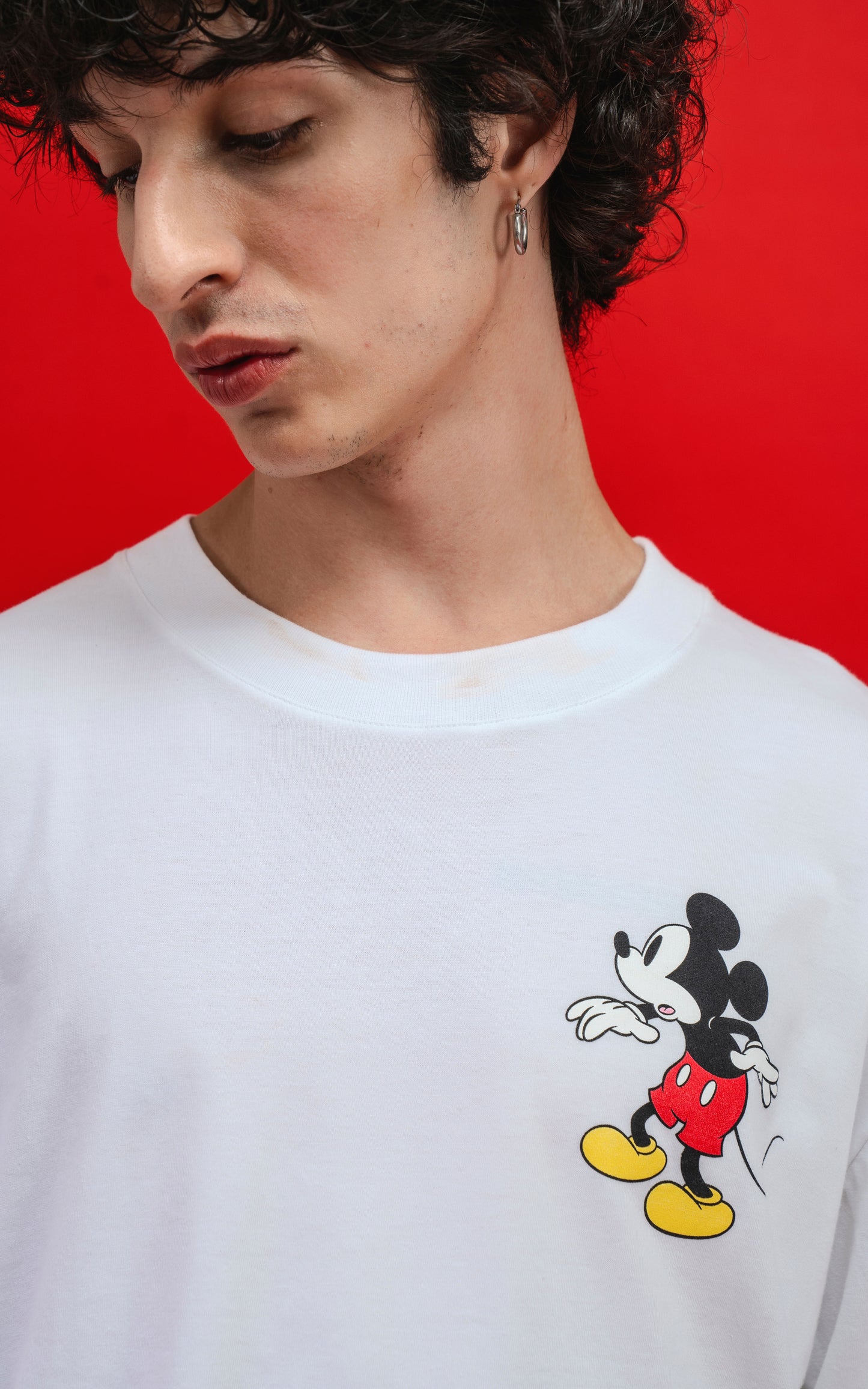 Remera Disney Shadow [ Blanco ]
