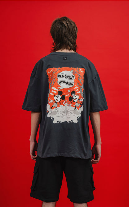 Remera Disney Grave Situation [ Carbon]