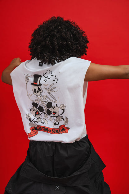 Sudadera Disney Back To School [ Blanco ]