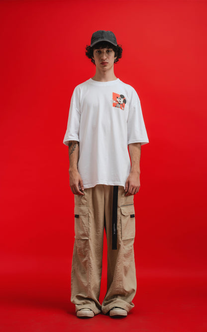 Remera Disney Grave Situation [ Blanco ]