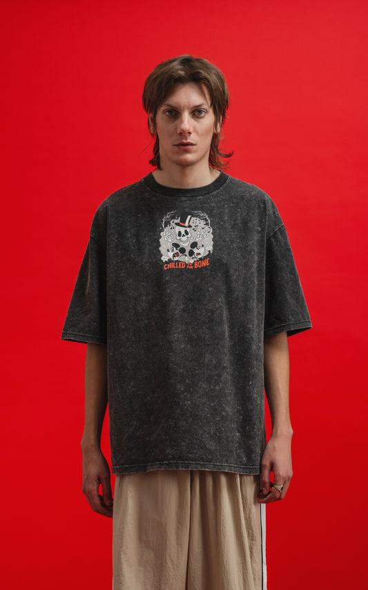 REMERA DISNEY BACK TO SKULL [ NEVADO ]